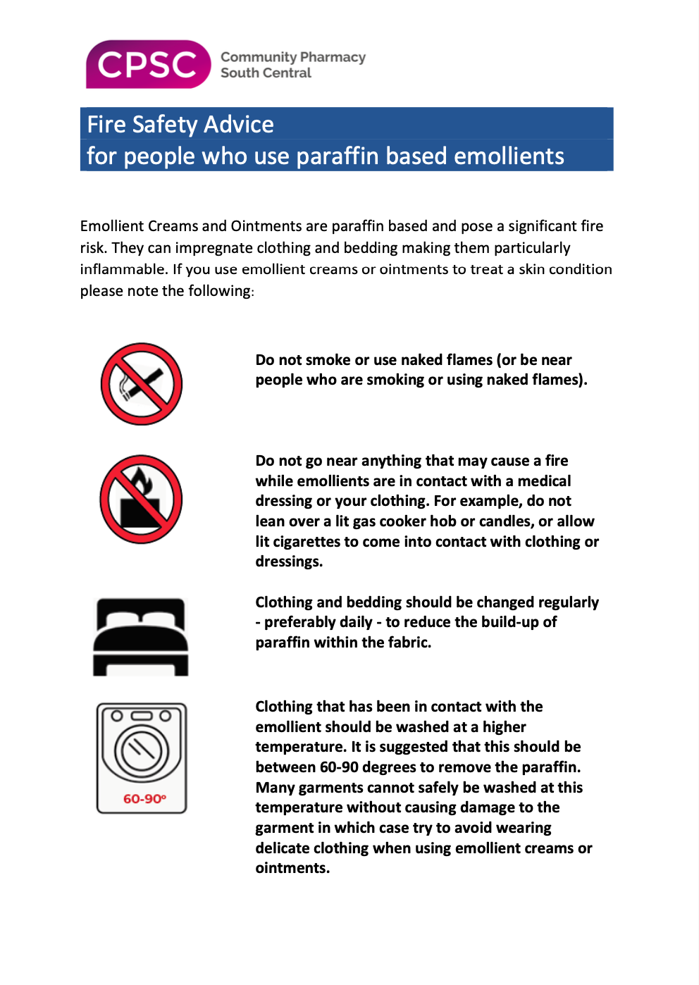 Fire Safety Advice leaflet for emollients p1.png